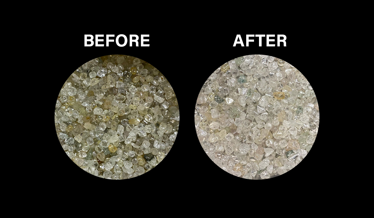 Rough Diamond Boiling Process
