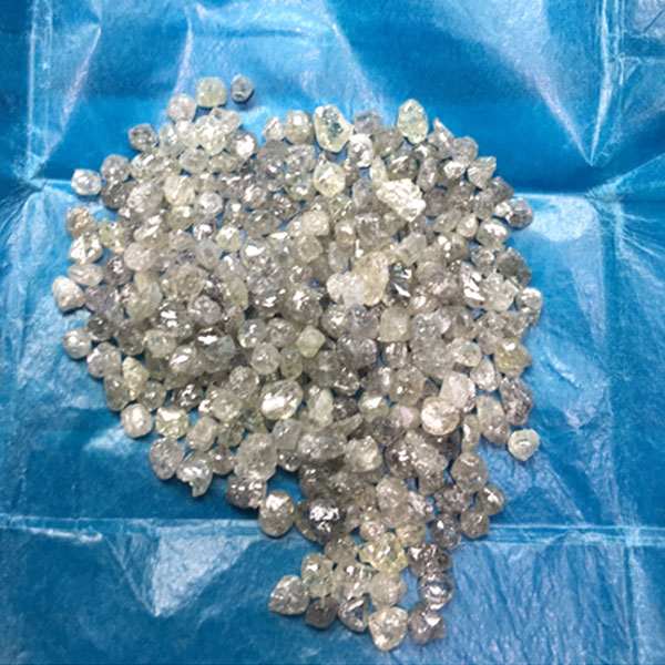 Rough diamond after boiling