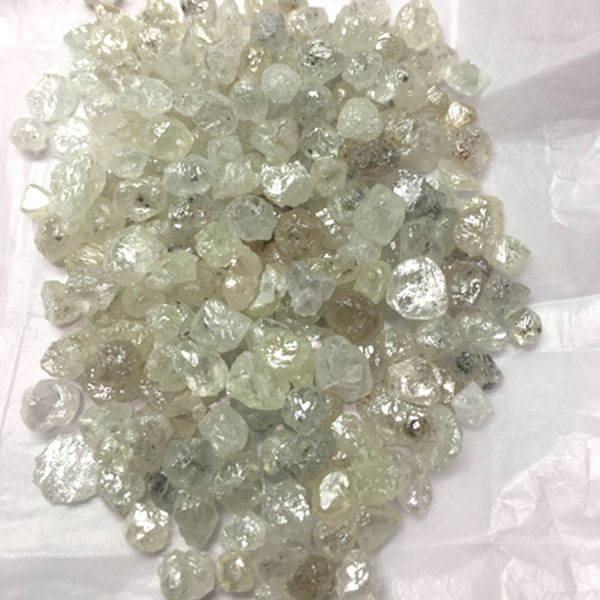 Rough diamond after boiling