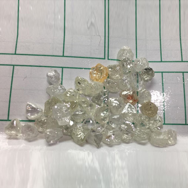 Rough diamond after boiling
