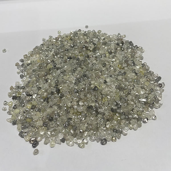Rough diamond after boiling
