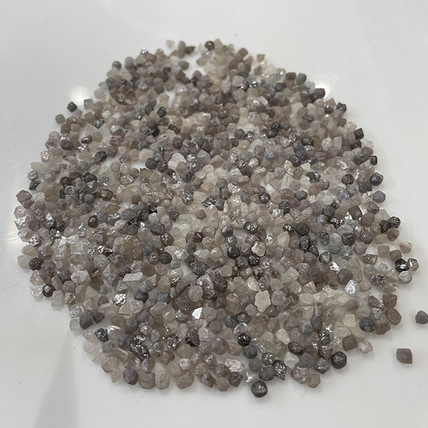 Rough diamond after boiling