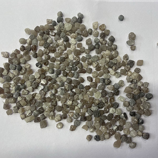 Rough diamond after boiling
