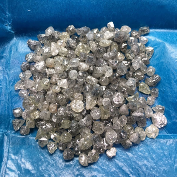 Rough diamond before boiling