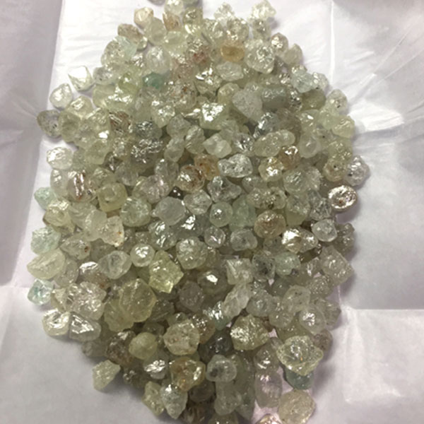 Rough diamond before boiling
