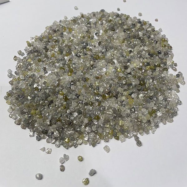 Rough diamond before boiling