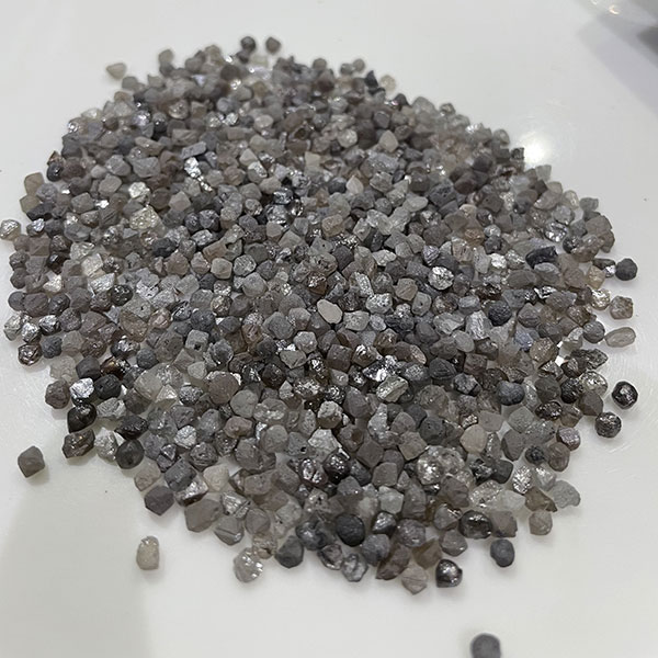 Rough diamond before boiling