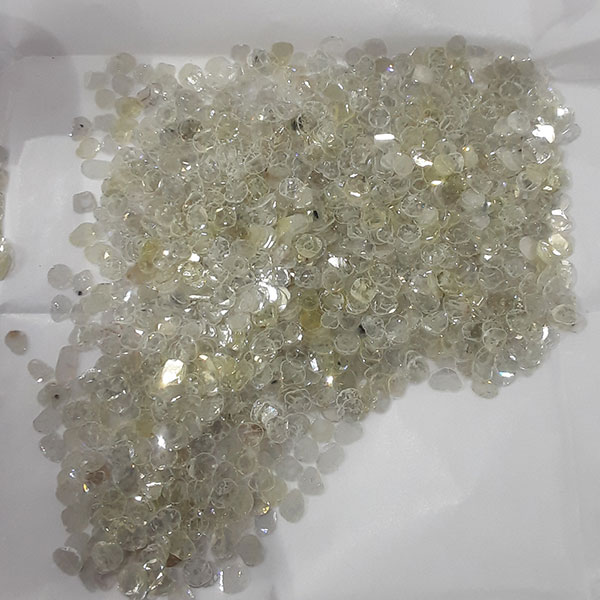Polki diamond after boiling