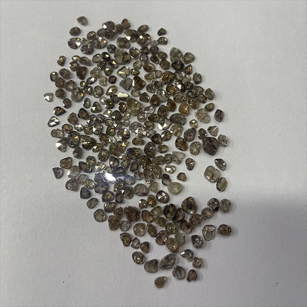 Polki diamond after boiling