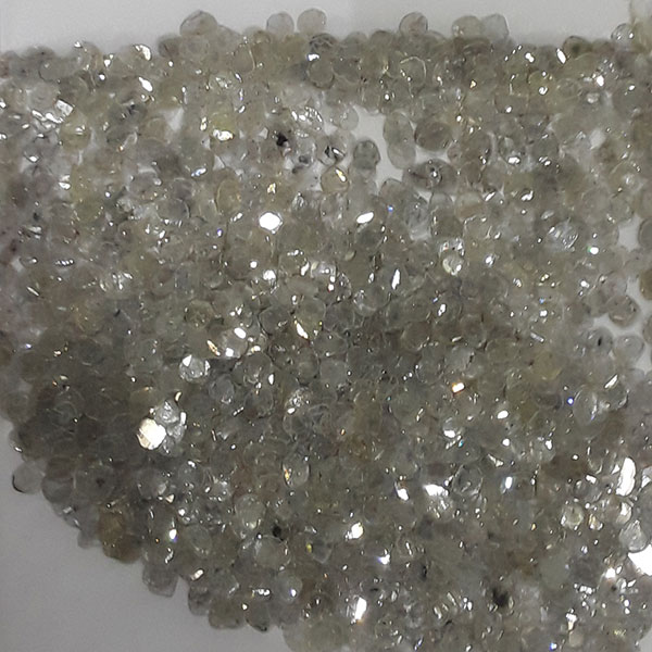 Polki diamond before boiling