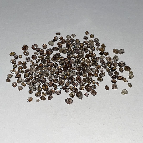 Polki diamond before boiling