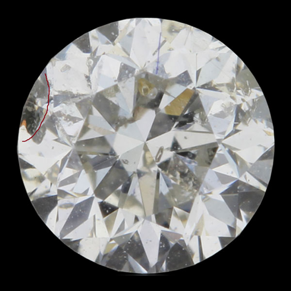 Rough diamond before boiling