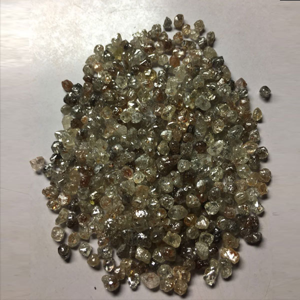 Rough diamond before boiling