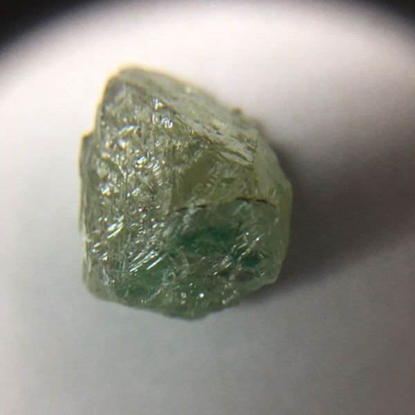 Rough diamond before boiling